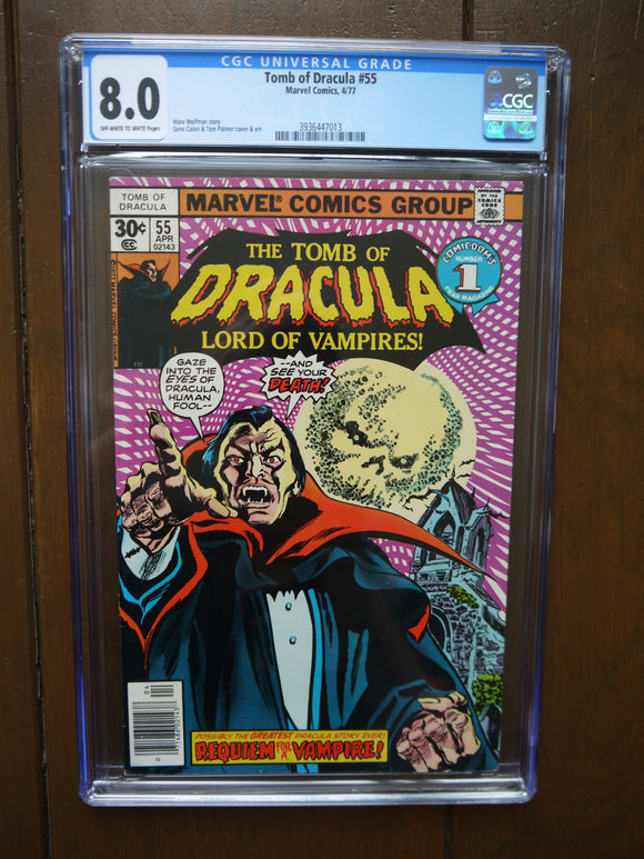 Tomb of Dracula (1972 1st Series) #55 CGC 8.0 - Mycomicshop.be