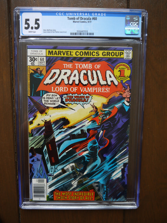 Tomb of Dracula (1972 1st Series) #60 CGC 5.5 - Mycomicshop.be