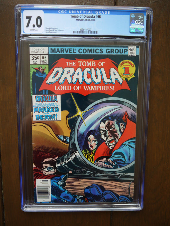 Tomb of Dracula (1972 1st Series) #66 CGC 7.0 - Mycomicshop.be