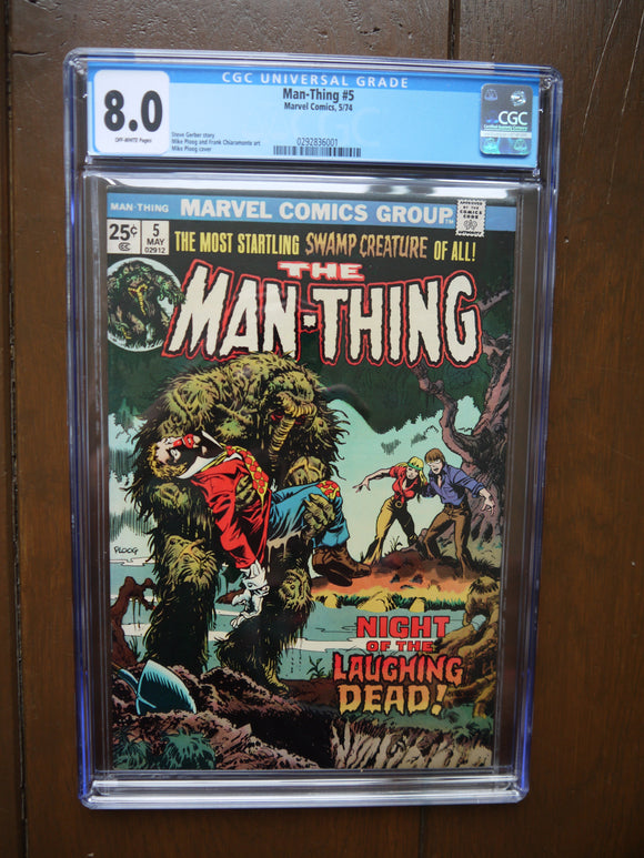 Man-Thing (1974 1st Series) #5 CGC 8.0 - Mycomicshop.be