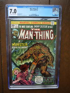 Man-Thing (1974 1st Series) #7 CGC 7.0 - Mycomicshop.be