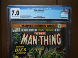 Man-Thing (1974 1st Series) #10 CGC 7.0 - Mycomicshop.be
