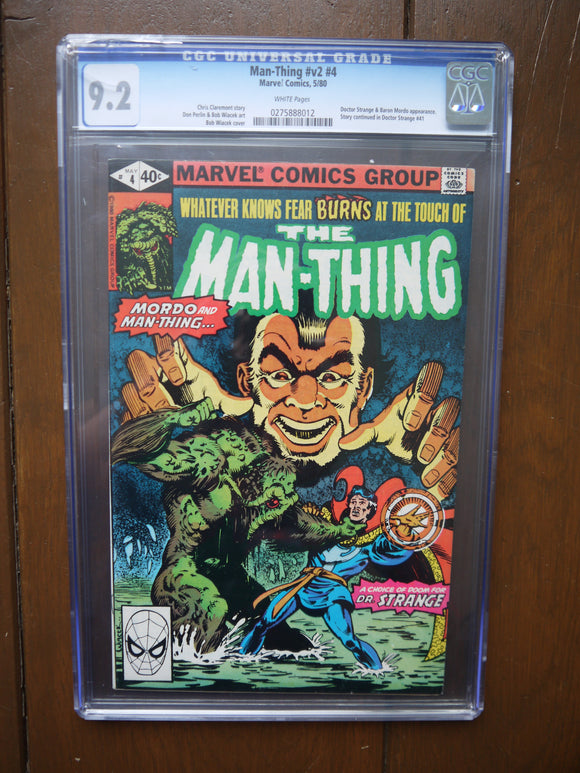Man-Thing (1979 2nd Series) #4 CGC 9.2 - Mycomicshop.be