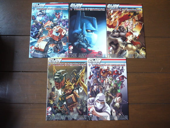 GI Joe vs. Transformers Art of War (2006 3rd Series) Complete Set - Mycomicshop.be