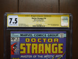 Doctor Strange (1974 2nd Series) #18 CGC 7.5 Signed Tom Palmer - Mycomicshop.be