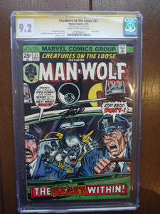 Creatures on the Loose (1971) #31 CGC 9.2 Signed by Stan Lee