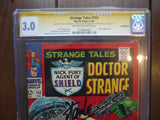 Strange Tales (1951 1st Series) #153 CGC 3.0 Signed by Stan Lee