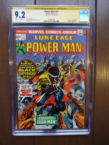 Power Man and Iron Fist (1972 Hero for Hire) #17 CGC 9.2 Signed by Stan Lee