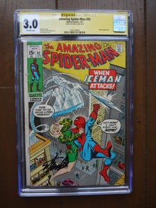 Amazing Spider-Man (1963 1st Series) #92 CGC 3.0 Signed Stan Lee