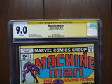 Machine Man (1978 1st Series) #1 CGC 9.0 Signed Stan Lee