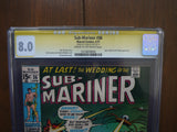 Sub-Mariner (1968 1st Series) #36 CGC 8.0 Signed Stan Lee