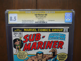 Sub-Mariner (1968 1st Series) #60 CGC 8.5 Signed Stan Lee