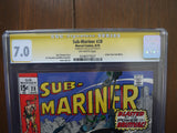 Sub-Mariner (1968 1st Series) #28 CGC 7.0 Signed Stan Lee