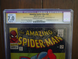 Amazing Spider-Man (1963 1st Series) #35 CGC 7. Signed by Stan Lee