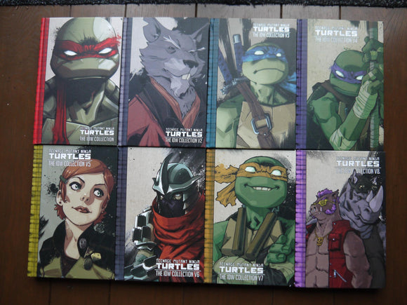 Teenage Mutant Ninja Turtles The IDW Collection HC (2015 IDW) 1-8 Signed