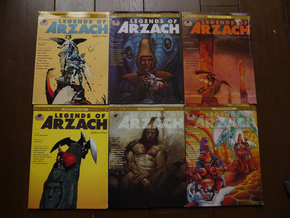Legends of Arzach Gallery (1992 Short Story and Portfolio) Complete Set - Mycomicshop.be