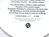 Warner Brothers Justice League Plate Collectors Edition #221 Bill Sienkiewicz - Mycomicshop.be