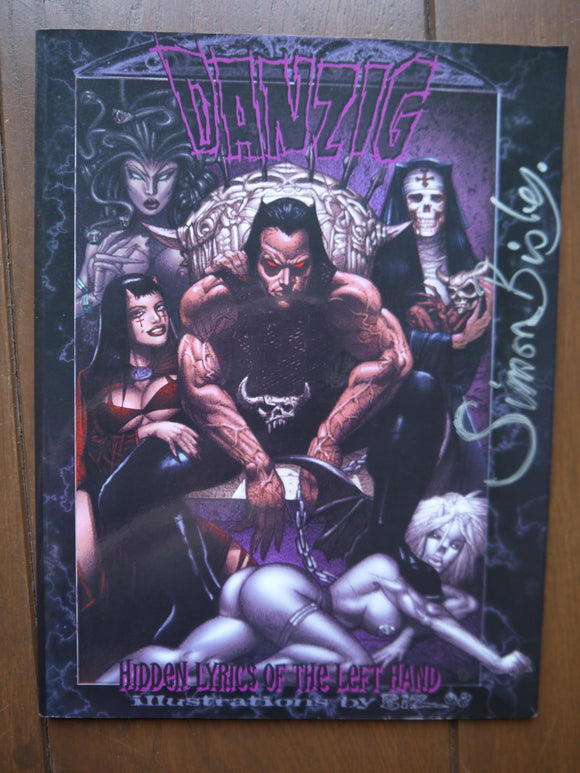Danzig Hidden Lyrics of the Left Hand SC (2010-2018 Verotik) Signed + Sketch - Mycomicshop.be