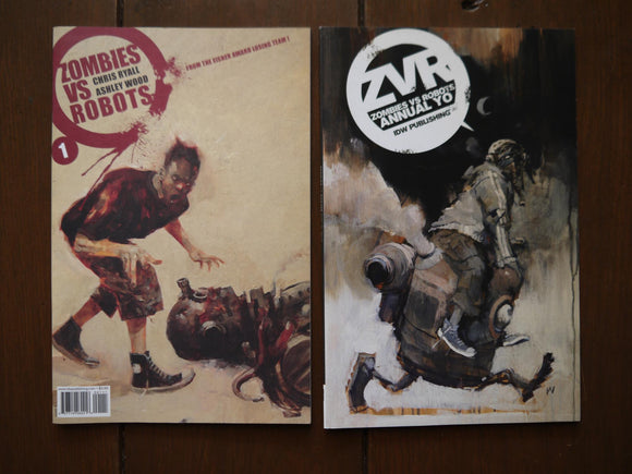 Zombies vs. Robots (2006 IDW) #1B + Zombies vs. Robots (2012 IDW) Annual - Mycomicshop.be