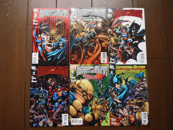 Superman and Batman vs. Vampires and Werewolves (2008) Complete Set - Mycomicshop.be