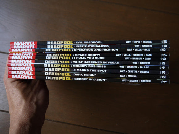 Deadpool TPB (2009-2012 Marvel) By Daniel Way Complete Set - Mycomicshop.be