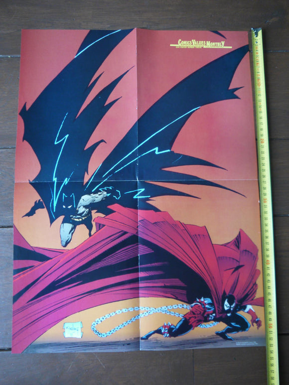 Batman Spawn - Comics Values Monthly Poster 1994 - Mycomicshop.be