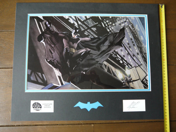 DC Direct Batman War On Crime Signature Print Signed Autographed Alex Ross 2001 - Mycomicshop.be