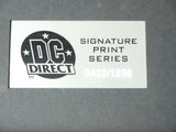 DC Direct Batman War On Crime Signature Print Signed Autographed Alex Ross 2001 - Mycomicshop.be