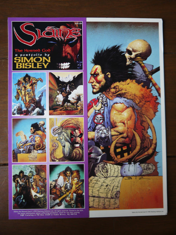 Slaine: The Horned God Portfolio (SQP) 1995 - Mycomicshop.be