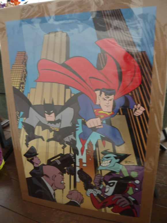Poster Batman and Superman Adventures World's Finest - Bruce Timm