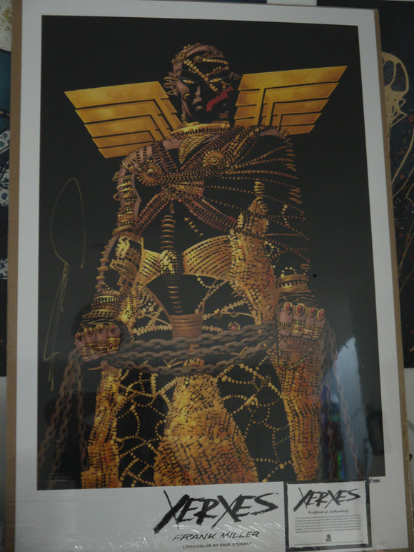 Poster Xerxes 2010 - Frank Miller Signed