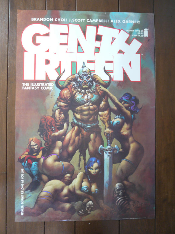Poster Gen Thirteen Simon Bisley 1996