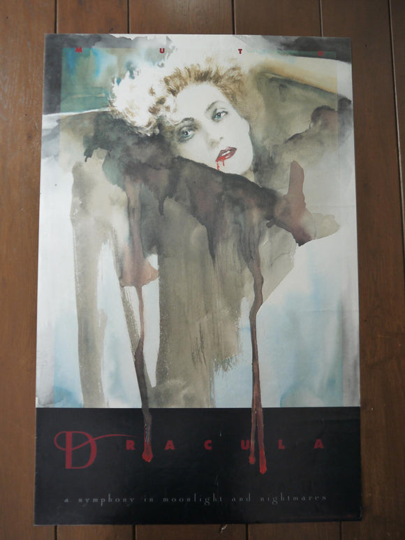 Poster Dracula A symphony in moonlight and nightmares - Jon Muth 1990