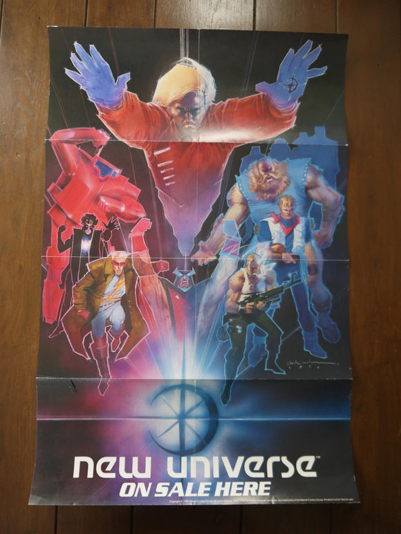 Poster New Universe Bill Sienkiewicz 1986