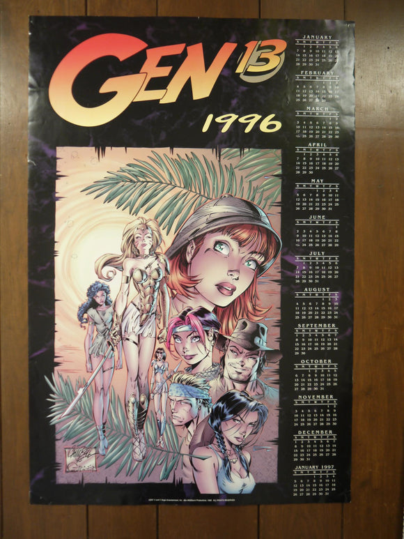 Poster Gen 13 Calendar 1996 Campbell