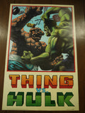 Poster Thing vs Hulk 1991 Matt Wagner