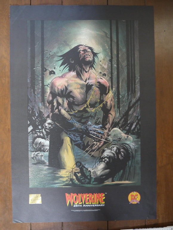 Poster Wolverine Dynamic Forces 25th anniversary 1999 Jae Lee
