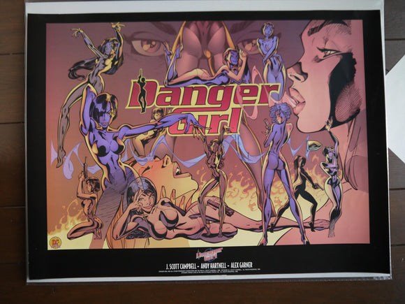 Poster Danger Girl Dynamic Forces 1998 Campbell