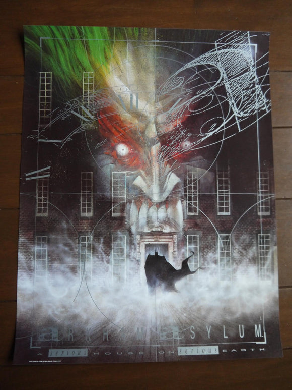 Poster Arkham Asylum: A Serious House on Serious Earth 1989 Dave McKean