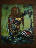 Poster Biker Chick 1999 Simon Bisley