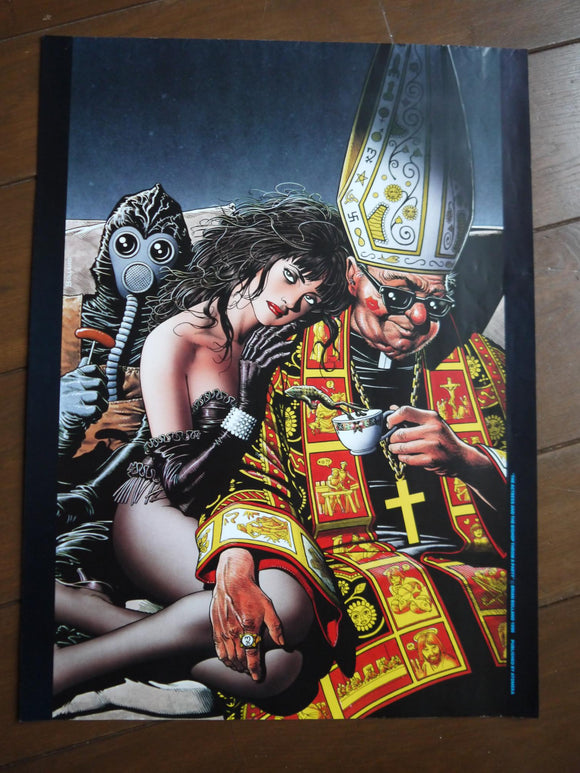 Poster Actress and the bishop throw a party 1990 Bolland