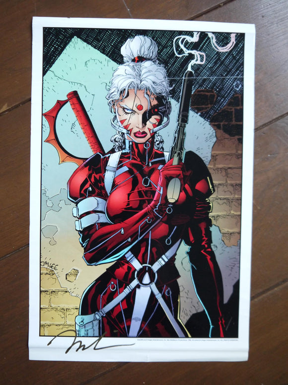 Mini-Litho Zealot Signed Jim Lee