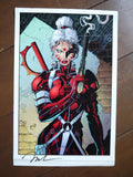 Mini-Litho Zealot Signed Jim Lee