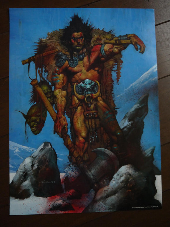 Poster Slaine 1991 Simon Bisley