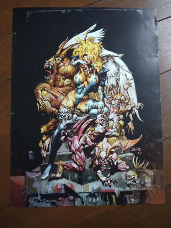Poster Fallen Angel by Simon Bisley