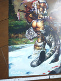 Poster Snow Leopard by Simon Bisley