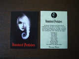 Unnatural Predator trading card set 1996
