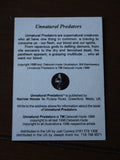 Unnatural Predator trading card set 1996