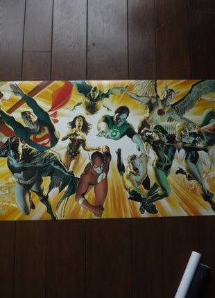 2004 LARGE DC Alex Ross Super-Heroes Poster 65x24" - Mycomicshop.be