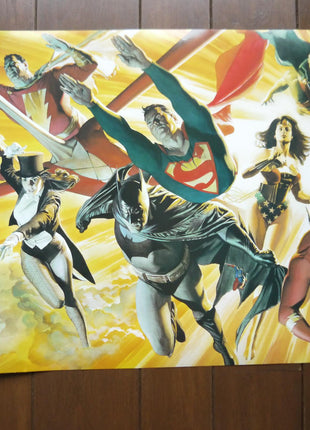 2004 LARGE DC Alex Ross Super-Heroes Poster 65x24" - Mycomicshop.be